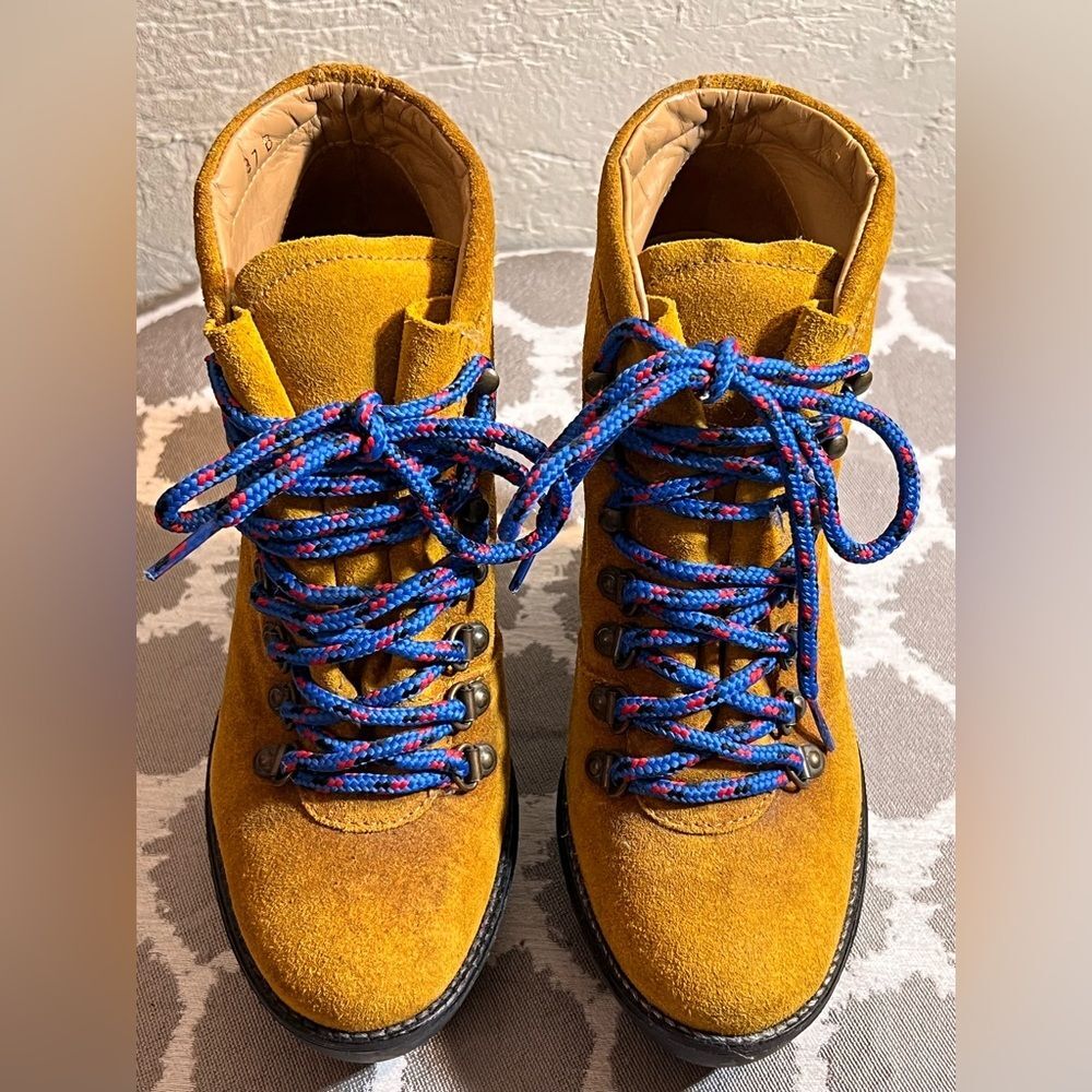 Ralph Lauren Polo Boots Helene Suede Tan EU 37 US 6.5
